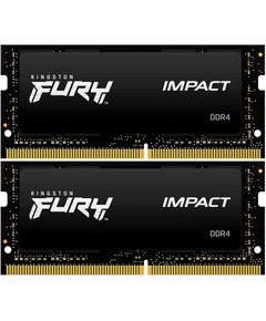 Купить Память оперативная Kingston FURY Impact 64Gb Kit 2*32Gb 3200MHz DDR4 CL20 SODIMM [KF432S20IBK2/64] в интернет-магазине Irkshop.ru