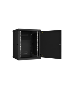 Купить Настенный разборный шкаф TLK TWC-156060-R-M-BK 19", 15U, металлическая дверь, Ш600хВ770хГ600мм, 2 пары монтажных направляющих, черный, изображение 2 в интернет-магазине Irkshop.ru