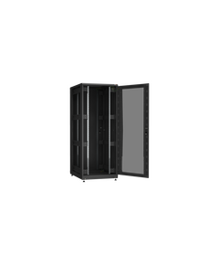 Купить Напольный шкаф TLK TFR-428010-GMMM-R-BK 19", 42U, стеклянная дверь, Ш800хВ2010хГ1000мм, в разобранном виде, черный, изображение 3 в интернет-магазине Irkshop.ru
