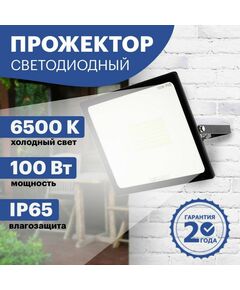 Купить Прожектор светодиодный Rexant 605-005 LED 100Вт IP65 6500K, изображение 2 в интернет-магазине Irkshop.ru