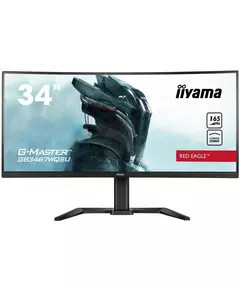 Купить ЖК-монитор Iiyama GB3467WQSU-B5 34", LCD, 3440 x 1440, VA, HDMI, USB-HUB 4x 3.0, изображение 4 в интернет-магазине Irkshop.ru