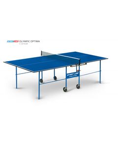 Купить Теннисный стол START LINE OLYMPIC Optima Blue с сеткой в интернет-магазине Irkshop.ru