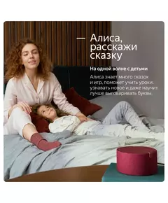 Купить Умная колонка Яндекс Станция мини Red 10W, WiFi, Bluetooth5.0, голосовой помощник Алиса [YNDX-00021R], изображение 3 в интернет-магазине Irkshop.ru