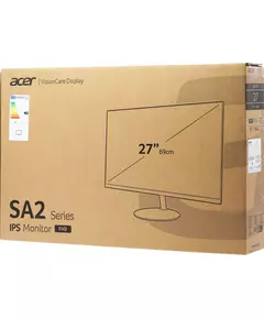 Купить Монитор Acer SA272Ebi 27", IPS, LED, 16:9, HDMI, глянцевая, 1920x1080, FreeSync VGA, FHD, черный, 3.5кг [UM.HS2EE.E09], изображение 14 в интернет-магазине Irkshop.ru