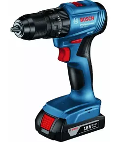 Купить Дрель аккумуляторная ударная BOSCH GSB 185 Li-ion 18В, 21/50Нм, 500-1900об/мин, 2х2Ач, 1.3кг, кейс, б/щет [06019K3100] в интернет-магазине Irkshop.ru