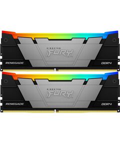 Купить Модуль памяти Kingston Fury Renegade RGB Gaming Kit 2*16Gb DDR4, 3200MHz, PC4-25600, CL16, DIMM, dual rank с радиатором, RTL [KF432C16RB12AK2/32] в интернет-магазине Irkshop.ru