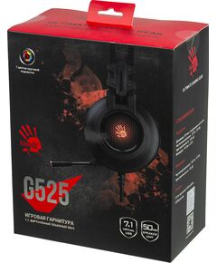 Купить Наушники с микрофоном A4-Tech Bloody G525 BLACK Черный, 2 м, мониторные, оголовье, изображение 10 в интернет-магазине Irkshop.ru