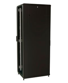 Купить Шкаф серверный напольный WRLINE WR-TT-3761-AS-RAL9004 37U, 600x1000мм, 800кг, черный, 910мм, 1833мм, IP20, сталь, изображение 2 в интернет-магазине Irkshop.ru