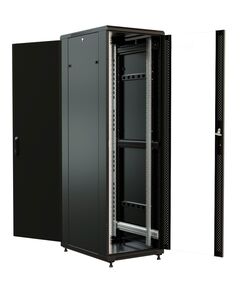 Купить Шкаф серверный напольный WRLINE WR-TT-3761-AS-RAL9004 37U, 600x1000мм, 800кг, черный, 910мм, 1833мм, IP20, сталь, изображение 3 в интернет-магазине Irkshop.ru