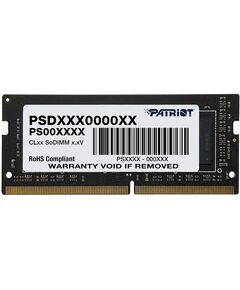 Купить Модуль памяти Patriot Signature 32GB DDR4 2666MHz SO-DIMM  RTL CL19 [PSD432G26662S] в интернет-магазине Irkshop.ru