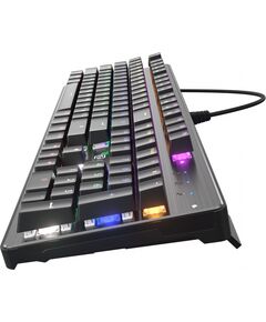 Купить Клавиатура Oklick 970G Dark Knight Механическая, черный/серебристый, USB, for gamer, LED [499578], изображение 4 в интернет-магазине Irkshop.ru