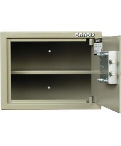 Купить Сейф мебельный Brabix D-24m 240х310х260 мм, 7 кг, ключевой замок, крепление к стене, изображение 3 в интернет-магазине Irkshop.ru