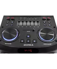 Купить Минисистема Supra SMB-1300 200Вт, FM, USB, BT, micro SD, черный, изображение 7 в интернет-магазине Irkshop.ru