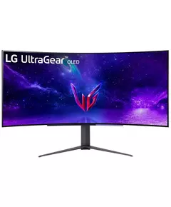 Купить Монитор LG 45GR95QE-B.ARUZ UltraGear 44.5", OLED, LED, 21:9, HDMI, матовая, 3440x1440, DP, USB, черный, 10.9кг в интернет-магазине Irkshop.ru