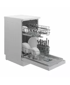 Купить Посудомоечная машина Hotpoint HFS 1C57 белый, узкая, инвертер [869894600010], изображение 8 в интернет-магазине Irkshop.ru