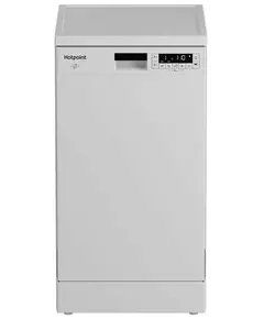 Купить Посудомоечная машина Hotpoint HFS 1C57 белый, узкая, инвертер [869894600010], изображение 2 в интернет-магазине Irkshop.ru