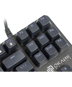 Купить Клавиатура Oklick 969G SHOTGUN Механическая, черный, USB, Multimedia for gamer, LED [1176616], изображение 4 в интернет-магазине Irkshop.ru
