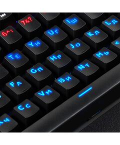 Купить Клавиатура Oklick 935G RAGNAR Механическая, черный, USB, Multimedia for gamer, LED, подставка для запястий [1460068], изображение 20 в интернет-магазине Irkshop.ru