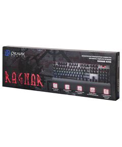 Купить Клавиатура Oklick 935G RAGNAR Механическая, черный, USB, Multimedia for gamer, LED, подставка для запястий [1460068], изображение 21 в интернет-магазине Irkshop.ru