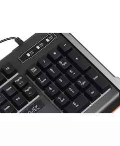 Купить Клавиатура Oklick 710G BLACK DEATH Черный/серый, USB, Multimedia for gamer, LED [476393], изображение 2 в интернет-магазине Irkshop.ru