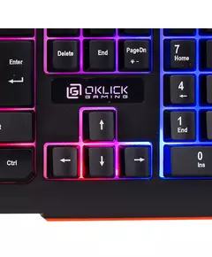 Купить Клавиатура Oklick 710G BLACK DEATH Черный/серый, USB, Multimedia for gamer, LED [476393], изображение 18 в интернет-магазине Irkshop.ru