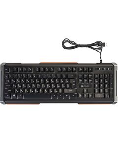 Купить Клавиатура Oklick 717G BLACK DEATH Черный/серый, USB, Multimedia for gamer, LED [476395], изображение 11 в интернет-магазине Irkshop.ru
