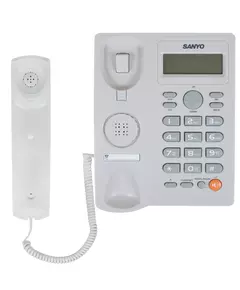 Купить Телефон проводной Sanyo RA-S306W белый, изображение 5 в интернет-магазине Irkshop.ru