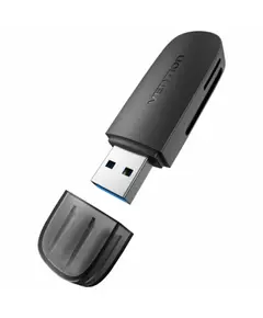 Купить Картридер Vention CLGB0 USB 3.0 (SD+TF) черный, изображение 2 в интернет-магазине Irkshop.ru