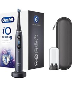 Купить Зубная щетка электрическая Oral-B iO Series 8 Limited Edition Onyx черный, изображение 2 в интернет-магазине Irkshop.ru