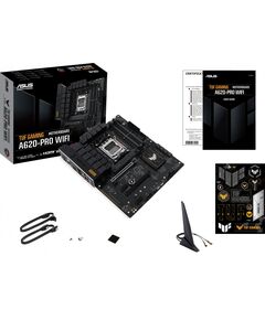 Купить Материнская плата Asus TUF GAMING A620-PRO WIFI AM5 AMD A620 4xDDR5 ATX AC`97 8ch(7.1) 2.5Gg RAID+HDMI+DP, изображение 2 в интернет-магазине Irkshop.ru