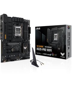 Купить Материнская плата Asus TUF GAMING A620-PRO WIFI AM5 AMD A620 4xDDR5 ATX AC`97 8ch(7.1) 2.5Gg RAID+HDMI+DP, изображение 3 в интернет-магазине Irkshop.ru