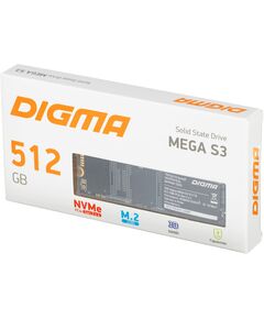 Купить SSD-накопитель Digma 512Gb Mega S3 PCIe 3.0 x4 M.2 2280 [DGSM3512GS33T], изображение 15 в интернет-магазине Irkshop.ru