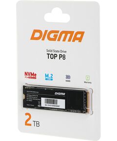 Купить SSD-накопитель Digma 2Tb Top P8 PCIe 4.0 x4 M.2 2280 [DGST4002TP83T], изображение 4 в интернет-магазине Irkshop.ru