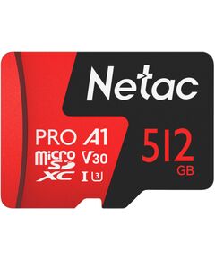 Купить Карта памяти microSDXC Netac 512Gb P500 Extreme Pro + адаптер [NT02P500PRO-512G-R] в интернет-магазине Irkshop.ru