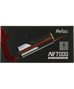 Купить SSD-накопитель Netac 4Tb NV7000 PCIe 4.0 x4 M.2 2280 [NT01NV7000-4T0-E4X], изображение 5 в интернет-магазине Irkshop.ru