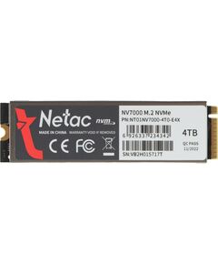 Купить SSD-накопитель Netac 4Tb NV7000 PCIe 4.0 x4 M.2 2280 [NT01NV7000-4T0-E4X], изображение 3 в интернет-магазине Irkshop.ru