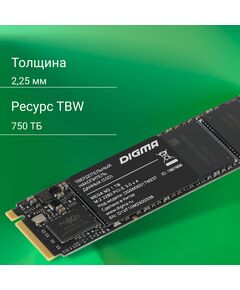 Купить SSD-накопитель Digma 1Tb Mega M2 PCIe 3.0 x4 M.2 2280 0.6 DWPD [DGSM3001TM23T], изображение 5 в интернет-магазине Irkshop.ru