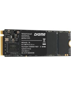 Купить SSD-накопитель Digma 1Tb Mega M2 PCIe 3.0 x4 M.2 2280 0.6 DWPD [DGSM3001TM23T] в интернет-магазине Irkshop.ru