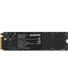 Купить SSD-накопитель Digma 1Tb Mega M2 PCIe 3.0 x4 M.2 2280 0.6 DWPD [DGSM3001TM23T], изображение 2 в интернет-магазине Irkshop.ru