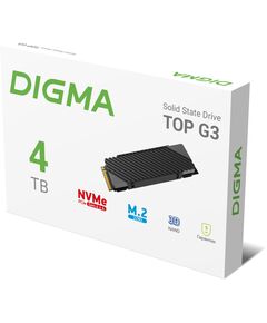 Купить SSD-накопитель Digma 4Tb Top G3 PCIe 4.0 x4 M.2 2280 [DGST4004TG33T], изображение 4 в интернет-магазине Irkshop.ru