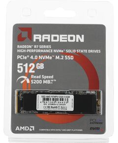 Купить SSD-накопитель AMD 512Gb Radeon PCIe 4.0 x4 M.2 2280 [R7MP512G8], изображение 7 в интернет-магазине Irkshop.ru