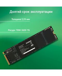 Купить SSD-накопитель Digma 2Tb Meta M6E PCIe 4.0 x4 M.2 2280 [DGSM4002TM6ET], изображение 3 в интернет-магазине Irkshop.ru