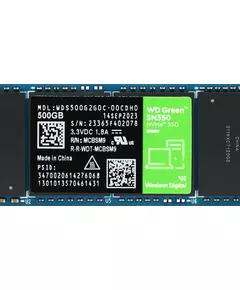 Купить SSD-накопитель Western Digital 500Gb Green SN350 PCIe 3.0 x4 M.2 2280 [WDS500G2G0C], изображение 4 в интернет-магазине Irkshop.ru