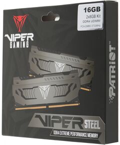 Купить Оперативная память Patriot Viper Steel Gaming 16Gb Kit 2x8Gb DDR4 3733MHz PC4-29800 CL17 DIMM 288-pin 1.35В single rank с радиатором RTL [PVS416G373C7K], изображение 5 в интернет-магазине Irkshop.ru