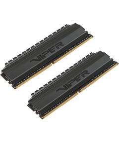 Купить Оперативная память Patriot Viper 4 Blackout Gaming 16Gb Kit 2x8Gb DDR4 3200MHz PC4-25600 CL16 DIMM 288-pin 1.35В dual rank с радиатором RTL [PVB416G320C6K], изображение 2 в интернет-магазине Irkshop.ru