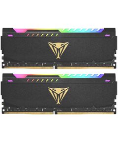 Купить Оперативная память Patriot Viper Steel RGB Gaming 16Gb Kit 2x8Gb DDR4 3200MHz PC4-25600 CL18 DIMM 288-pin 1.35В dual rank с радиатором RTL [PVSR416G320C8K], изображение 2 в интернет-магазине Irkshop.ru