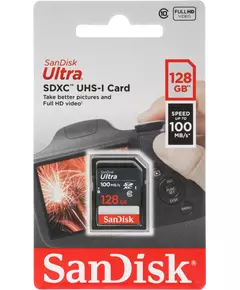 Купить Карта памяти SDXC SanDisk 128Gb Ultra [SDSDUNR-128G-GN3IN], изображение 3 в интернет-магазине Irkshop.ru