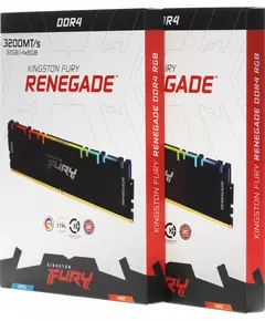 Купить Оперативная память Kingston Fury Renegade RGB Gaming 32Gb Kit 4x8Gb DDR4 3200MHz PC4-25600 CL16 DIMM 288-pin 1.35В single rank с радиатором RTL [KF432C16RBAK4/32], изображение 5 в интернет-магазине Irkshop.ru