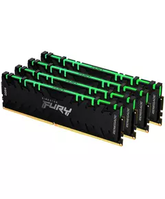 Купить Оперативная память Kingston Fury Renegade RGB Gaming 32Gb Kit 4x8Gb DDR4 3200MHz PC4-25600 CL16 DIMM 288-pin 1.35В single rank с радиатором RTL [KF432C16RBAK4/32], изображение 2 в интернет-магазине Irkshop.ru