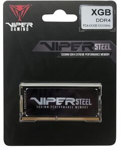 Купить Модуль памяти Patriot Viper Steel 32Gb DDR4 2666MHz PC4-21300 CL18 SO-DIMM 260-pin 1.2В RTL [PVS432G266C8S], изображение 4 в интернет-магазине Irkshop.ru